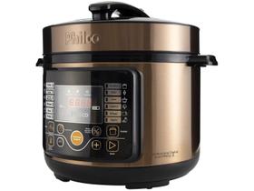 Panela De Pressão Elétrica Philco 5L Multifuncional Digital 15 Funções Gold Panela De Pressão Elétrica Philco 5L Multifuncional Digital 15 Funções Gold