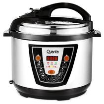 Panela de Pressao Eletrica Quanta QTPE200 900 Watts 5 Litros 127V ~ 60HZ - Prata/Preta