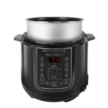 Panela De Pressão Eletrônica 6L 1000W Preta 220V Kian