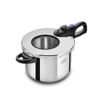 Panela de Pressão em Aço Inox Premium Com Visor 6 litros - MTA