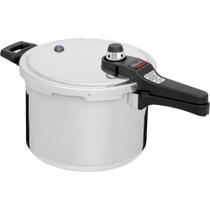 Panela de Pressão em Alumínio Polido Eterna Nigro 6 Litros