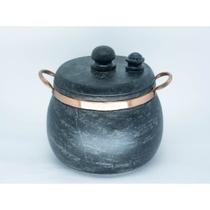 Panela de pressão em pedra sabão número 4 - curada