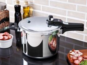 Panela de Pressão Eterna Alumínio Polida 6 Litros - Nigro