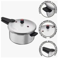Panela De Pressão Fast Fechamento Externo 4,5 Reforçada Polida Panela De Pressão Fast Fechamento Externo 4,5 Reforçada Polida