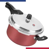 Panela De Pressão Fast Fechamento Externo Antiaderente 3L Cereja