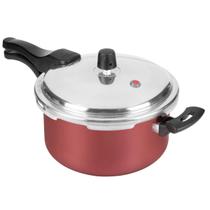 Panela De Pressão Fast Fechamento Externo Antiaderente 3L Cereja Panela De Pressão Fast Fechamento Externo Antiaderente 3L Cereja