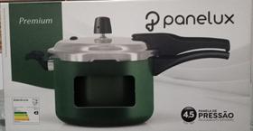 Panela de pressão fechamento externo 4,5 litros cor verde panelux premium