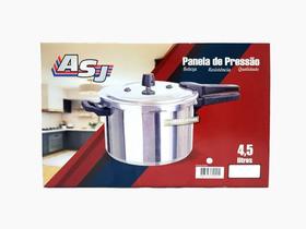 Panela De Pressão Fechamento Externo 4,5 Litros Polida