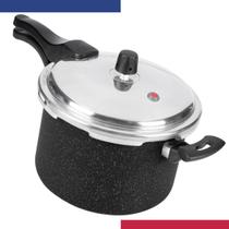 Panela De Pressão Fechamento Externo 4,5L Preto Nacional Panela De Pressão Fechamento Externo 4,5L Preto Nacional