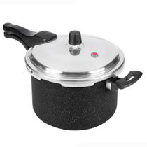 Panela De Pressão Fechamento Externo 4,5L Preto Nacional
