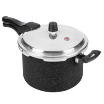 Panela De Pressão Fechamento Externo Antiaderente 4,5L Preto
