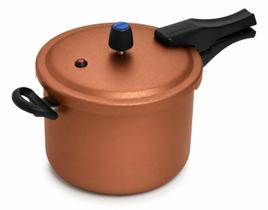 Panela de Pressão Fechamento Externo Conecta de 6 Litros Cor:Cobre Panela de Pressão Fechamento Externo Conecta de 6 Litros Cor:Cobre
