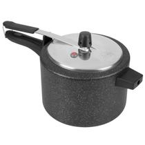 Panela De Pressão Fechamento Interno Antiaderente 4,5 Preto Panela De Pressão Fechamento Interno Antiaderente 4,5 Preto