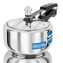 Panela de pressão Hawkins B25 2L em aço inoxidável prata