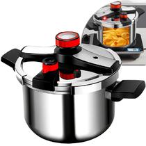 Panela De Pressão Indução 7 Litros Com Fechamento Externo Power Click Linha Premium