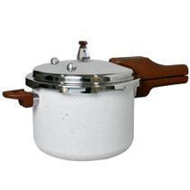 Panela de Pressão Indução Antiaderente Revestimento Cerâmico 4,2L Lecce Vista Home