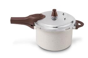 Panela de Pressão Indução Brinox Pressure 4,2 L Ø20 x 14,5 cm Vanilla