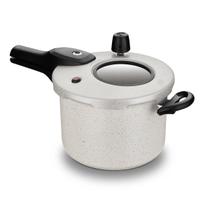 Panela de pressao inducao visor mta fechamento externo n.20 4,5l baunilha 70kpa ceramicflon 6609