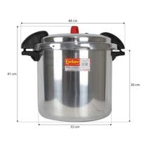 Panela de Pressão industrial eirilar 22 Litros de Alça