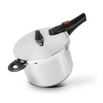 Panela de Pressão Inox Brinox Ultra Fundo Triplo 4 Litros Ø 20cm com 4 Dispositivos de Segurança