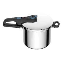 Panela De Pressão Inox De Indução Trendy 8 Litros Fechamento Externo Rochedo Panela De Pressão Inox De Indução Trendy 8 Litros Fechamento Externo Rochedo