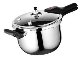 Panela De Pressão Inox Para Cozinha Moderna 5 Litros 3 Valvulas Panela De Pressão Inox Para Cozinha Moderna 5 Litros 3 Valvulas