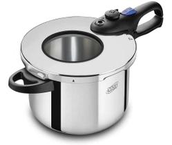 Panela De Pressão Inox Visor MTA 6,0 Litros