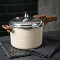 Panela de Pressão Marmorizada Fundo Triplo Mimo Style PressCook 4,2L Antiaderente Cozinha Linda e com Segurança Panela de Pressão Marmorizada Fundo Triplo Mimo Style PressCook 4,2L Antiaderente Cozinha Linda e com Segurança