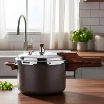 Panela de Pressão Mimo Style PressCook 4,2L Antiaderente Cerâmica Indução Alumínio com 4 Sistemas de Segurança
