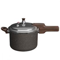 Panela De Pressão Mimo Style Presscook 4,2L Indução Vitrocerâmico Inox Grafito 10764 PP42T Panela De Pressão Mimo Style Presscook 4,2L Indução Vitrocerâmico Inox Grafito 10764 PP42T