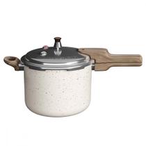 Panela De Pressão Mimo Style Presscook 6,8L Indução Vitrocerâmico Inox Mármol Panela De Pressão Mimo Style Presscook 6,8L Indução Vitrocerâmico Inox Mármol