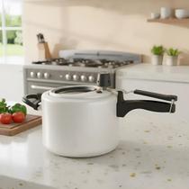 Panela De Pressão MTA 4,5 Litros Antiaderente Com Visor De Vidro Temperado E Fechamento Interno Original NF