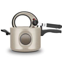 Panela de Pressão MTA 4,5 Litros Visor Duplo Antiaderente Fechamento Interno Kit 4 Peças Grafite e Baunilha Panela de Pressão MTA 4,5 Litros Visor Duplo Antiaderente Fechamento Interno Kit 4 Peças Grafite e Baunilha