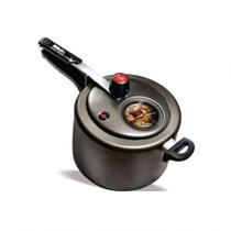 Panela De Pressão Mta 4,5L Antiaderente C/ Visor6000 Grafite