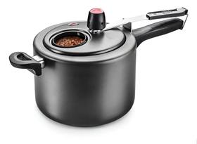 Panela de pressao mta cor grafite com visor de vidro 1200 fechamento interno 4,5l Panela de pressao mta cor grafite com visor de vidro 1200 fechamento interno 4,5l
