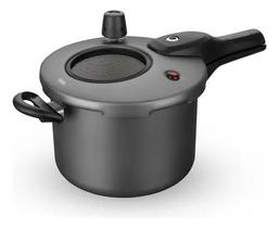 Panela de pressao mta visor externo n.20/4,5l antiaderente grafite Panela de pressao mta visor externo n.20/4,5l antiaderente grafite