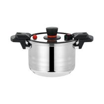 Panela De Pressão Multifuncional Em Aço Inoxidável Com Duplas Alças Para Indução