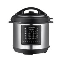 Panela de pressao multifuncoes digital appd01i-01 inox 6 litros 1000w 127v agratto