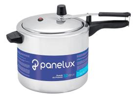 Panela De Pressão Panelux Alumínio Polido Segura 7 Litros Cor Cinza