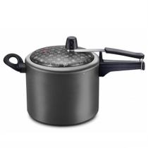 Panela de Pressão Panelux Classic Antiaderente Preta 7 Litros De Alumínio Top Ref 61067 Panela de Pressão Panelux Classic Antiaderente Preta 7 Litros De Alumínio Top Ref 61067