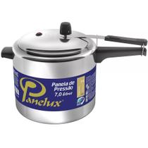Panela de Pressão Panelux Polida Capacidade 7 Litros Alumínio Polido Classic Inmetro 1036