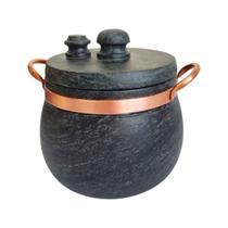 Panela de Pressão Pedra Sabão Bojuda 2,5 Litros Panela de Pressão Pedra Sabão Bojuda 2,5 Litros