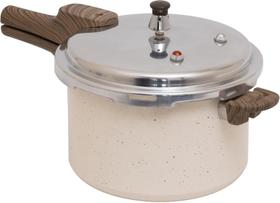 Panela de Pressão PressCook Marmol Antiaderente 4,2l Revestimento Cerâmico Fundo de Indução Mimo Style