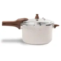 Panela de Pressão Pressure Brinox 6,8 Litros com Fundo de Indução Vanilla