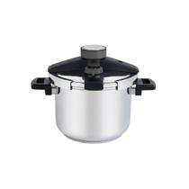 Panela de Pressão Presto em Aço Inox Fundo Triplo e 5 Dispositivos de Segurança 22cm 6L - Tramontina