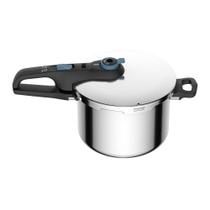 Panela de Pressão Rochedo Inox 6L Fechamento Externo Secure Trendy Panela de Pressão Rochedo Inox 6L Fechamento Externo Secure Trendy