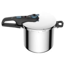 Panela de Pressão Rochedo Inox Secure Trendy Indução 8 Litros Fechamento Externo