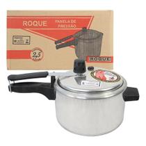 Panela de Pressão Roque 2,5 Litros Inox Premium