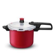 Panela de Pressão Segura Rochedo 4,5L - Vermelha EP45 - R3F1ZC11 - Rochedo