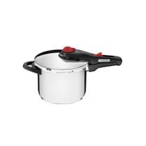 Panela de Pressão Sem Cozi-vapore Aço Inox Solar 6 Litros